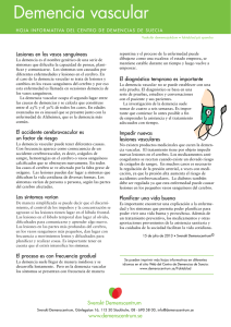 Demencia vascular - Svenskt Demenscentrum