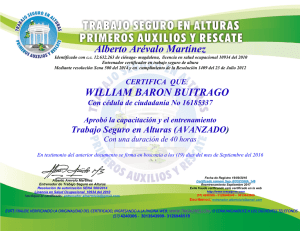 Alberto Arévalo Martínez WILLIAM BARON BUITRAGO