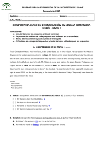 competencia clave en comunicación en lengua extranjera inglés