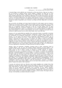 LA SOMBRA DEL VAMPIRO Arturo Pérez