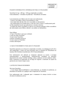 FOLHETO INFORMATIVO