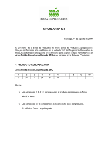 Nº 134 - Bolsa de Productos
