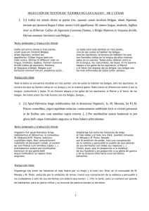 Guerra de las Galias: Textos y Traducciones para Estudio