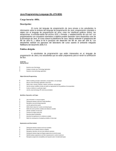 Java Programming Language (SL-275