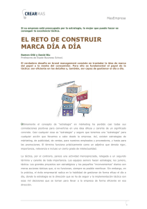 el reto de construir marca día a día