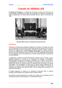Tratado de Versalles: Causas, Condiciones y Consecuencias