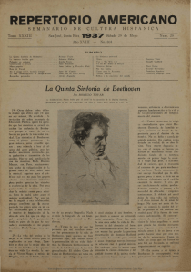 La Quinta Sinfonia de Beethoven