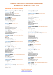 L`Alliance internationale des éditeurs indépendants