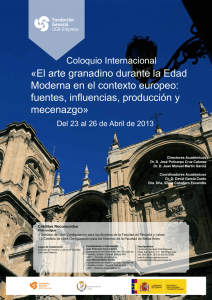 «El arte granadino durante la Edad Moderna en el contexto europeo