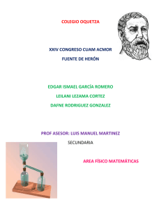 Fuente de Herón: Informe de Proyecto de Física
