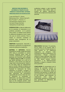 medidas para mejorar la adherencia terapeutica en farmacia