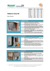 Tableros Línea RC