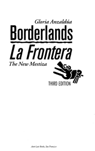 Gloria Anzaldua The New Mestiza 4>Q THIRD EDITION
