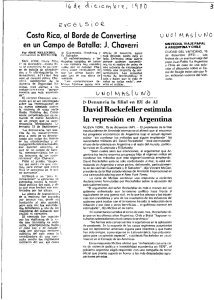 David Rockefeller estimula la represión en Argentina uno mas uno 16