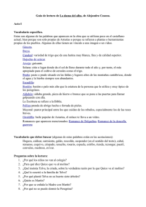 Guía de lectura La dama del alba, Alejandro Casona