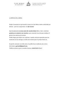 la música de la boda