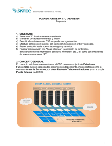 PLANEACIÓN DE UN CTC (HEADEND)