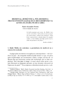 MEDIEVAL, ROMANTICA, PÓS