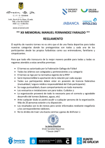 ** XII MEMORIAL MANUEL FERNANDEZ FARALDO