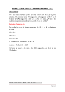 MCM: Problema de Caballos y Solución Matemática