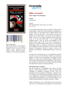 Hitler, mi vecino