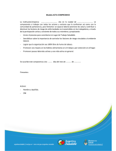 Acta Compromiso: Lugar de Trabajo Saludable