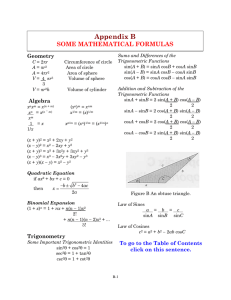Appendix B