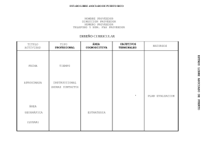 NOMBRE PROVEEDOR DIRECCION PROVEEDOR NUMERO