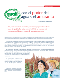 QUALI Con el poder del agua y el amaranto