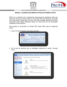 MANUAL: GUARDAR DOCUMENTO OFFICE EN FORMATO PDF/A