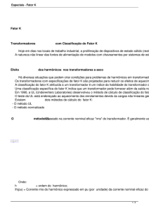 Especiais - Fator K - Transformadores Indusul