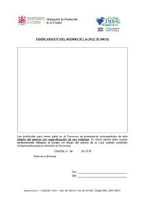 Diseño de Cruz de Mayo 2016