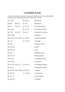 Las Parábolas de Jesús
