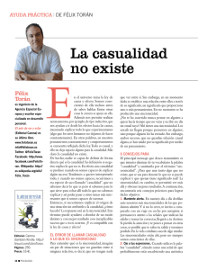 La casualidad no existe