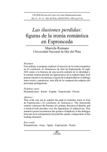 Las ilusiones perdidas : figuras de la ironía romántica en Espronceda