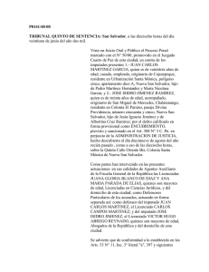 horas del día diecinueve de marzo de mil novecientos noventa y nuev