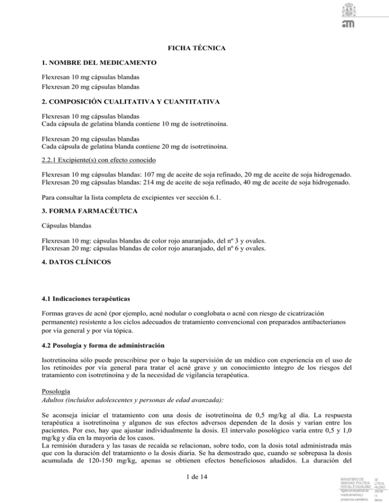 1 De 14 FICHA TÉCNICA 1. NOMBRE DEL MEDICAMENTO