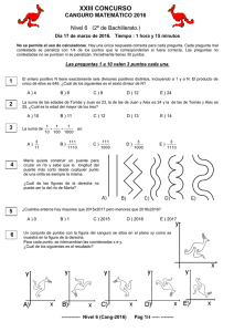 Nivel 6 - Canguro Matemático