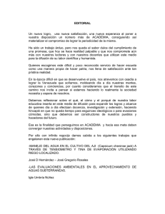 EDITORIAL Un nuevo logro, una nueva satisfacción, una nueva