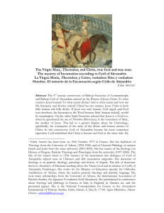 The Virgin Mary, Theotokos, and Christ, true God and true