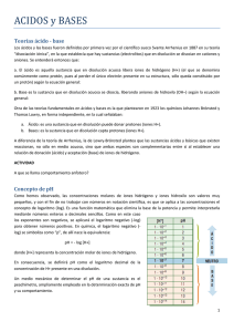 ACIDOS y BASES