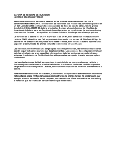 BATERÍA DE 19 HORAS DE DURACIÓN: NUESTRO
