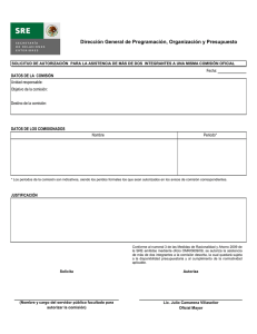 Formato de autorización del número integrantes de una misma