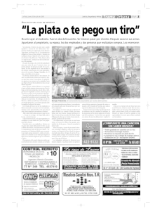 “La plata o te pego un tiro”