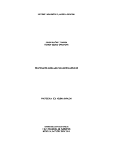 Lab hidrocarburos udea - Ingeniería de Alimentos (UdeA)