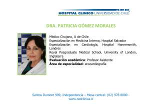 DRA. PATRICIA GÓMEZ MORALES