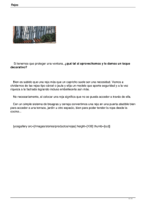 Bien es sabido que una reja más