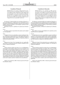 RESOLUCIÓ de 9 de setembre de 2008, del director general de