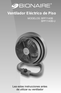 ventilador Electrico BPF1140