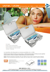 Los beneficios del ultrasonido en versiones portátiles de 1 y 3 MHz
